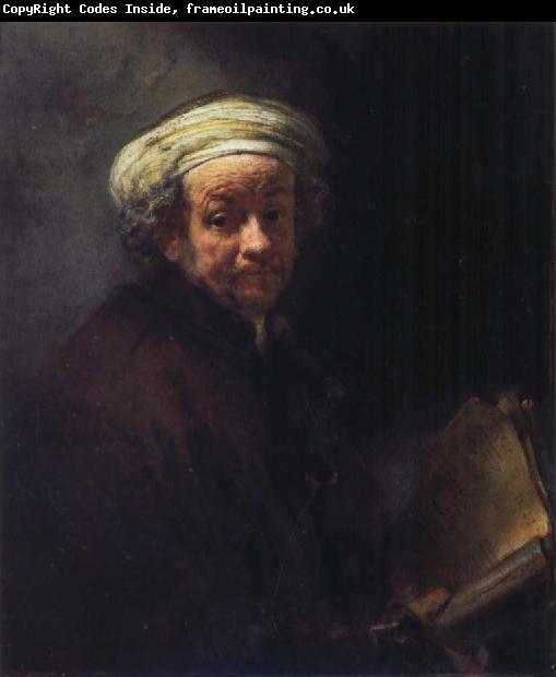 REMBRANDT Harmenszoon van Rijn Self-Portrait as St.Paul